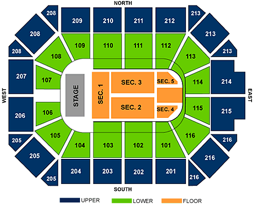 seating chart allstate arena